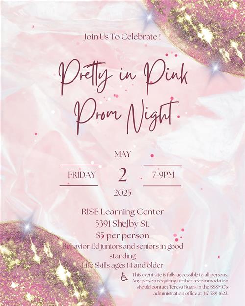  2025 Pretty In Pink Prom Night